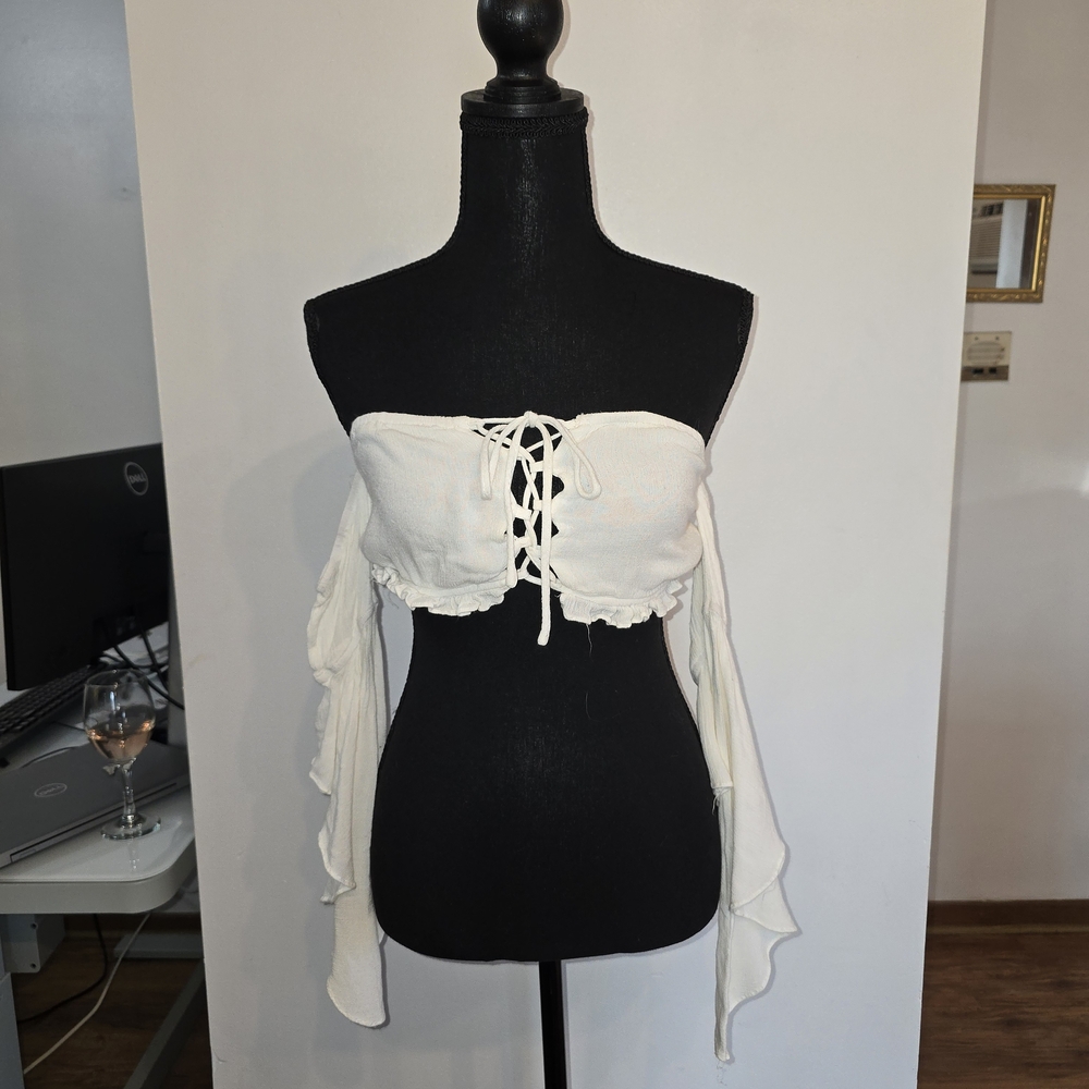 White Crop Top